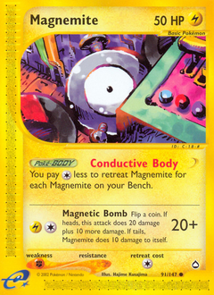 Magnemite #91 Aquapolis