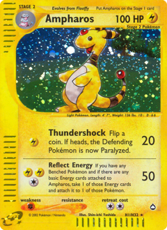 Ampharos #H1 Aquapolis