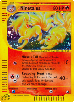 Ninetales #H19 Aquapolis