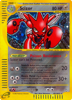 Scizor #H21 Aquapolis