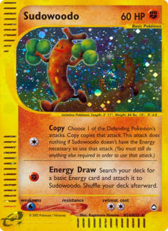 Sudowoodo #H24 Aquapolis