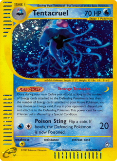 Tentacruel #H26 Aquapolis