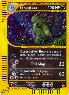 Tyranitar #H28 Aquapolis