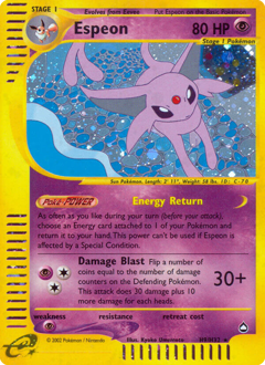 Espeon #H9 Aquapolis