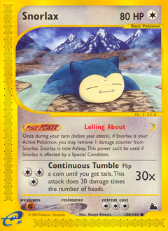 Snorlax #100 Skyridge
