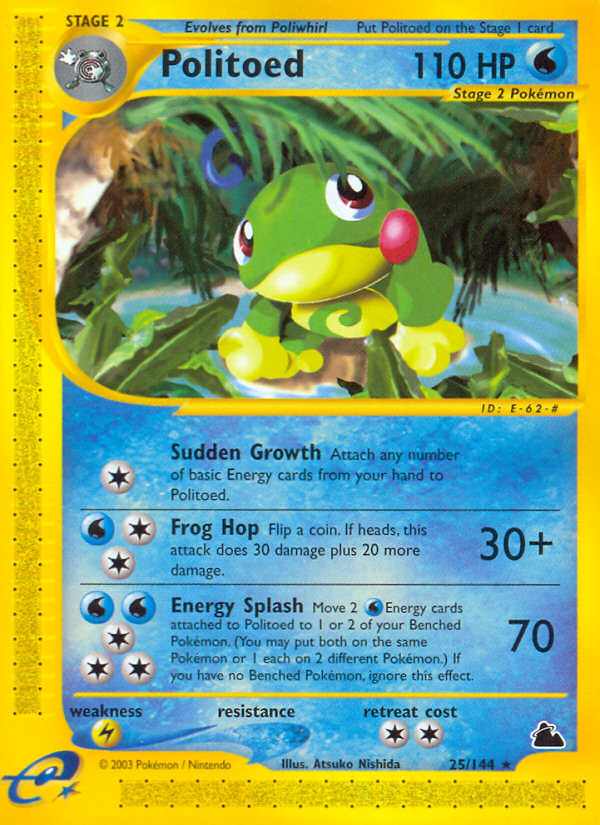 Politoed #25 Skyridge