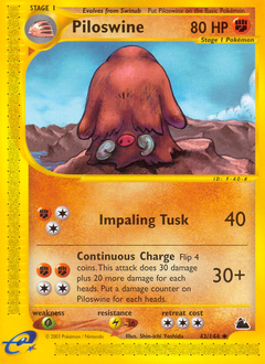 Piloswine #43 Skyridge