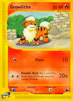 Growlithe #62 Skyridge