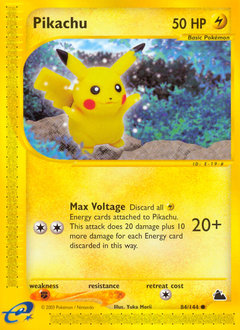 Pikachu #84 Skyridge