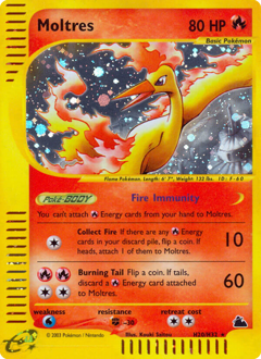 Moltres #H20 Skyridge