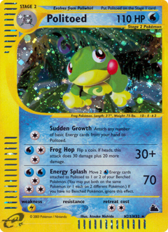Politoed #H23 Skyridge