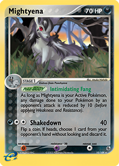 Mightyena #10 Ruby & Sapphire