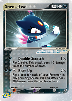 Sneasel ex #103 Ruby & Sapphire