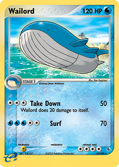 Wailord #14 Ruby & Sapphire