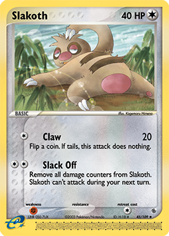 Slakoth #45 Ruby & Sapphire
