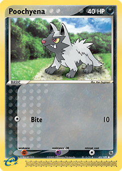 Poochyena #63 PSA 10