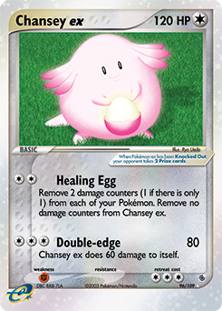 Chansey ex #96 Ruby & Sapphire