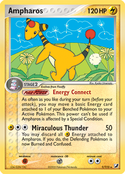 Ampharos #1 Unseen Forces