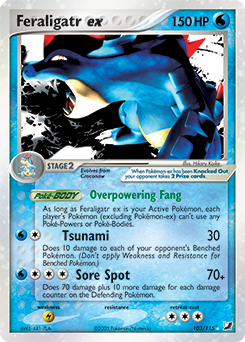 Feraligatr ex #103 Unseen Forces