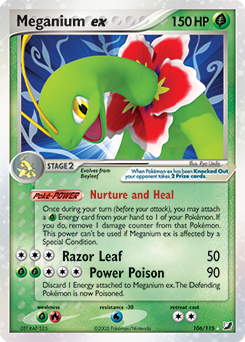 Meganium ex #106 Unseen Forces