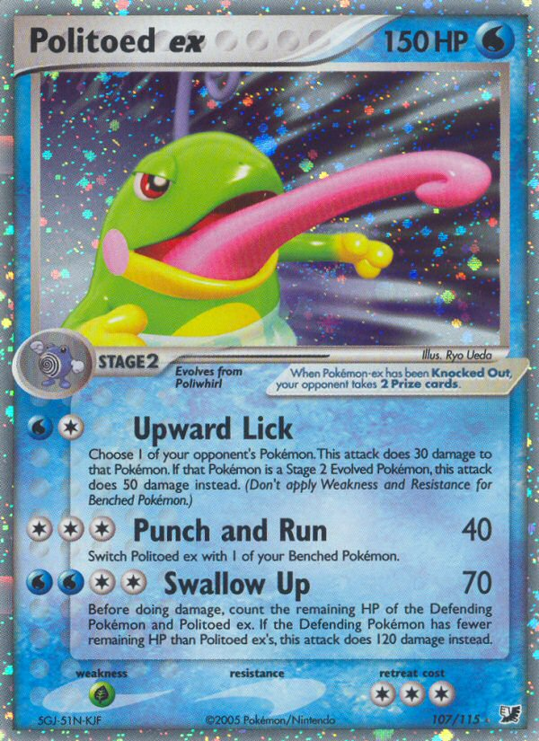 Politoed ex #107 Unseen Forces