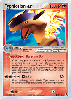 Typhlosion ex #110 Unseen Forces