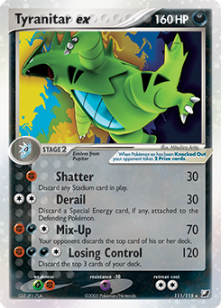 Tyranitar ex #111 Unseen Forces