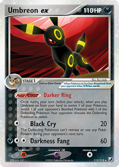 Umbreon ex #112 Unseen Forces