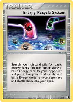 Energy Recycle System #81 Unseen Forces
