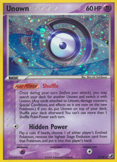 Unown #D Unseen Forces