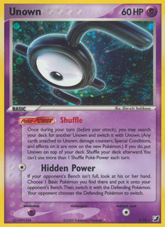 Unown #E Unseen Forces