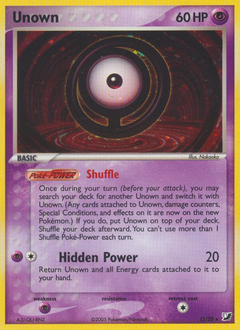 Unown #O Unseen Forces
