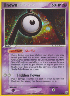 Unown #P Unseen Forces