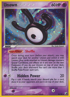 Unown #W Unseen Forces
