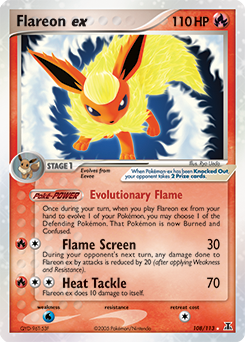 Flareon ex #108 Delta Species