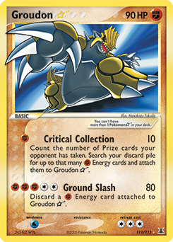 Groudon ★ #111 Delta Species