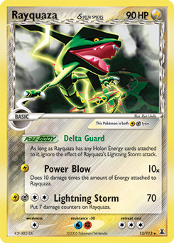 Rayquaza δ #13 Delta Species