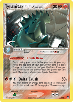 Tyranitar δ #16 Delta Species