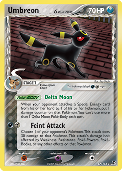 Umbreon δ #17 Delta Species