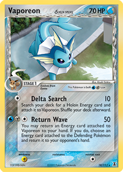 Vaporeon δ #18 Delta Species