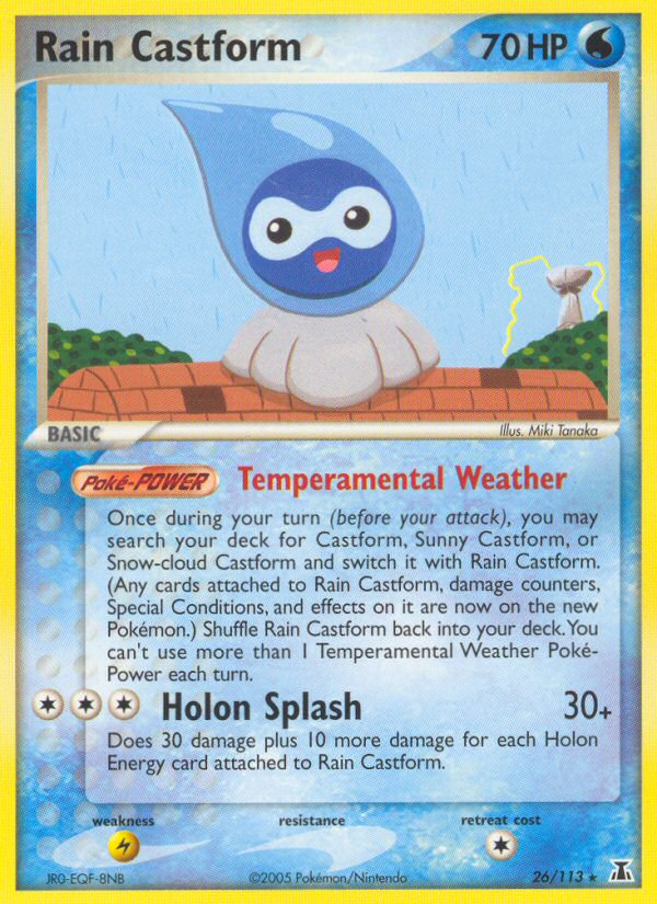 Rain Castform #26 Delta Species