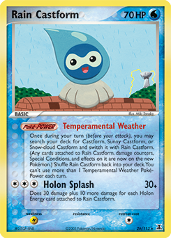 Rain Castform #26 Delta Species