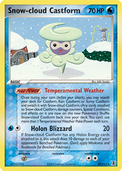 Snow-cloud Castform #29 PSA 10