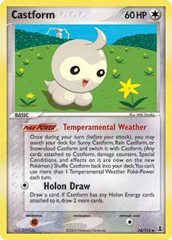 Castform #34 PSA 10