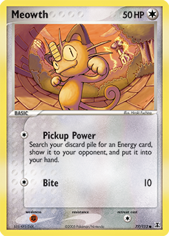 Meowth #77 Delta Species
