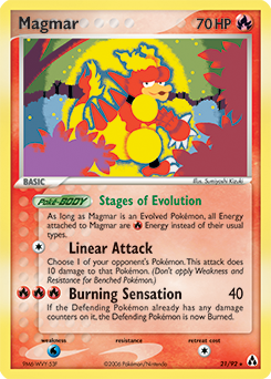 Magmar #21 Legend Maker
