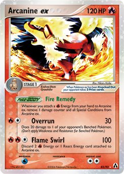 Arcanine ex #83 Legend Maker