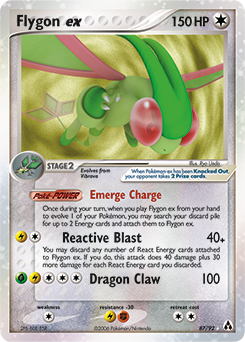 Flygon ex #87 Legend Maker