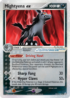 Mightyena ex #101 Holon Phantoms