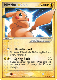 Pikachu ★ #104 Holon Phantoms